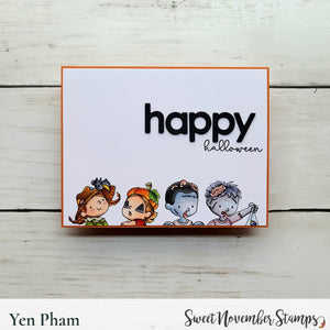 Clear Stamp Set - Halloween Postage Pals: Portrait