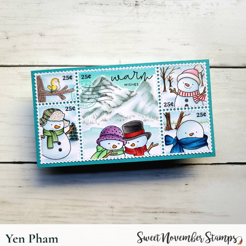 Clear Stamp Set - Postage Pals: Snowmen
