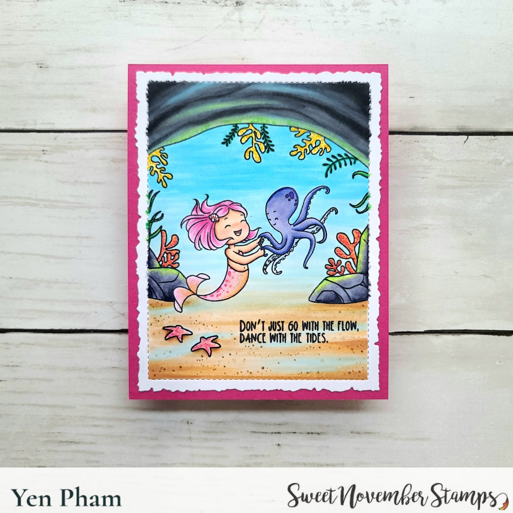 Clear Stamp Set - Merwee Tide Dancers