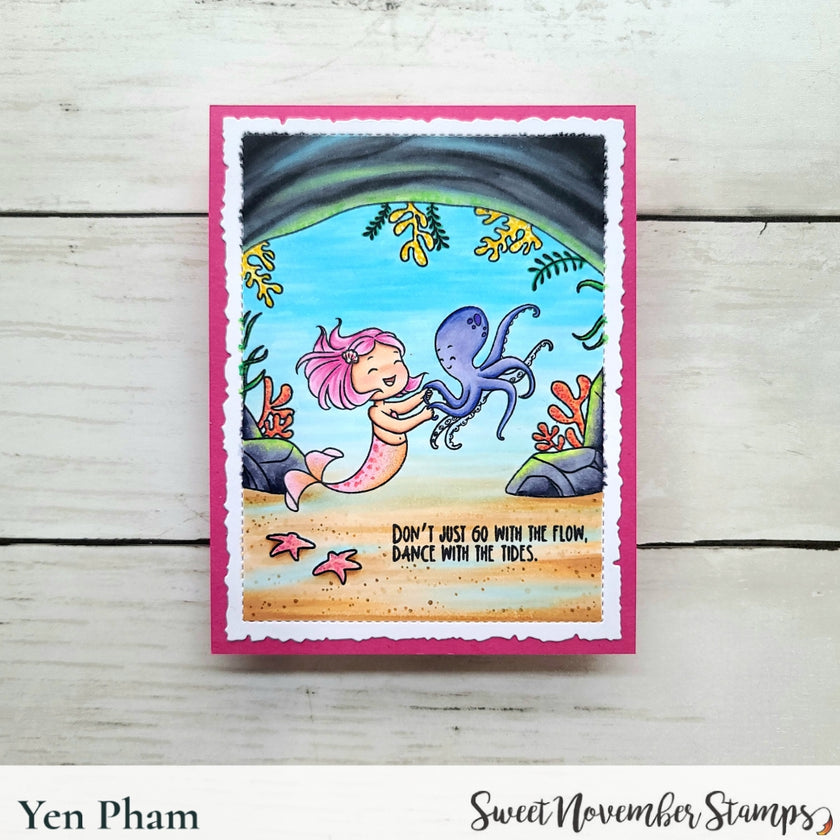 Clear Stamp Set - Merwee Tide Dancers