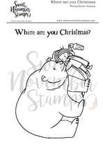 Load image into Gallery viewer, Clear Stamp Set - Where are you Christmas
