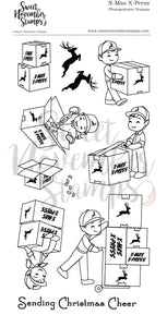 Clear Stamp Set - X-Mas X-Press