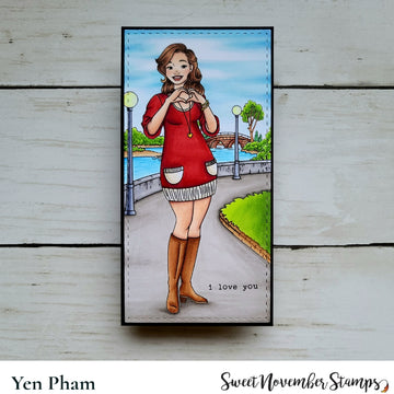 Clear Stamp Set - SN Gal Val