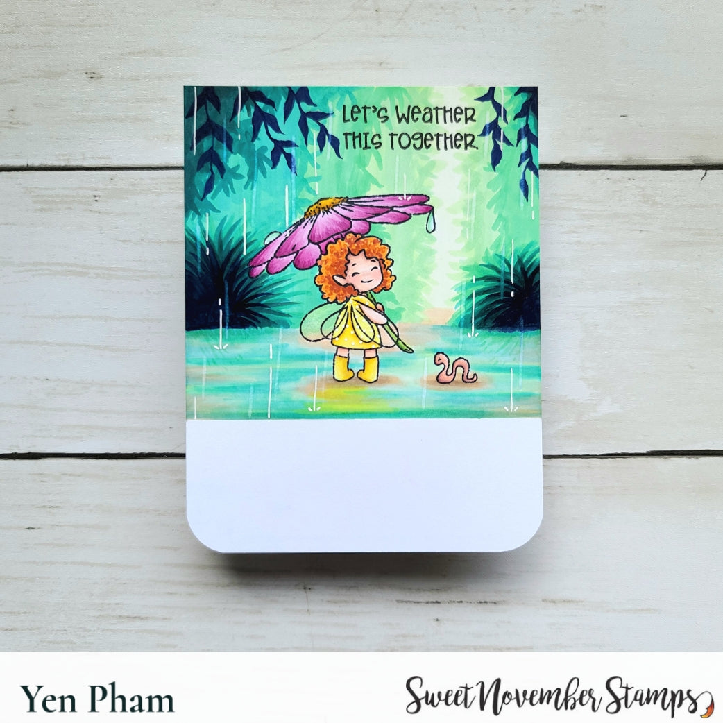 Clear Stamp Set - Rainy Day Fairwees