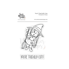 Load image into Gallery viewer, Clear Stamp Set - You&#39;re toad-ally cute
