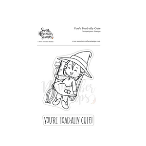 Clear Stamp Set - You're toad-ally cute