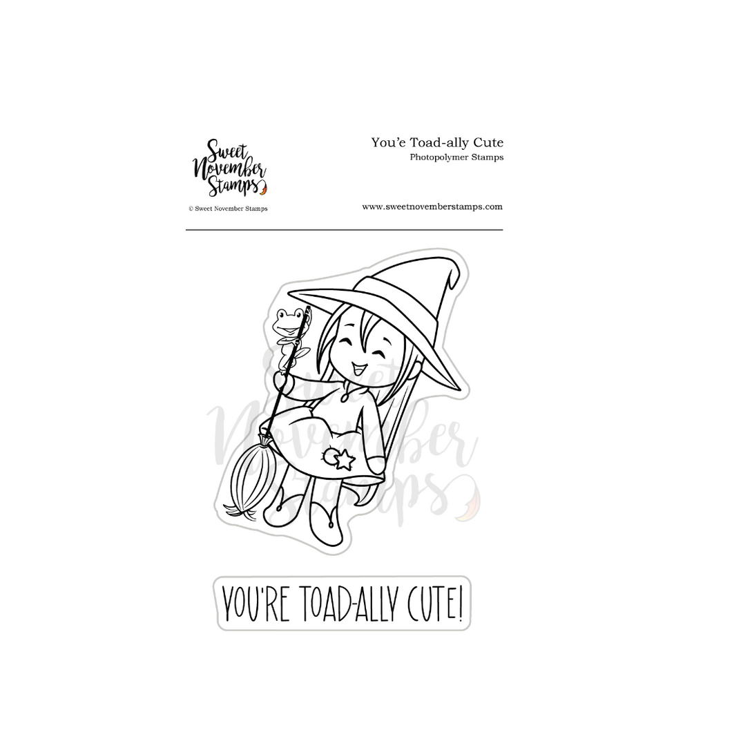 Clear Stamp Set - You're toad-ally cute