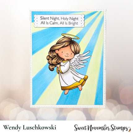 Digital Stamp - Little Christmas Angel