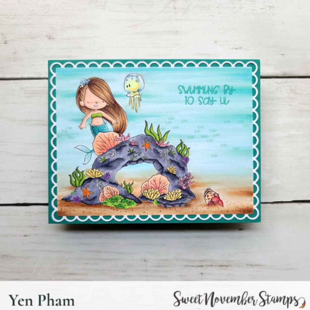 Digital Stamp - Coralyn