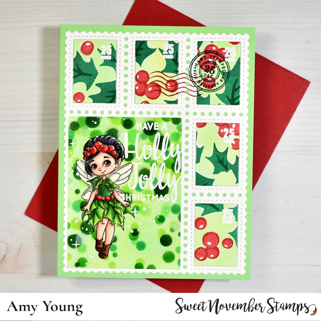 Clear Stamp Set - Mistletoe and Holly Fairies