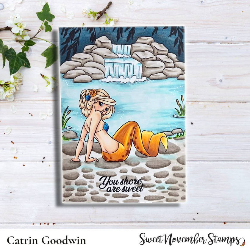 Clear Stamp Set - Lovely Mermees