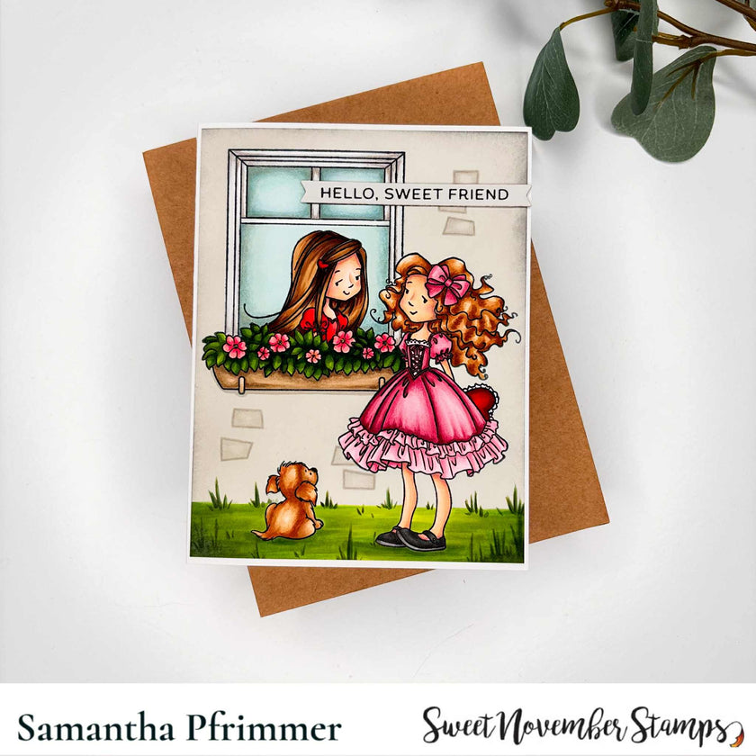 Clear Stamp Set - Spring Windows