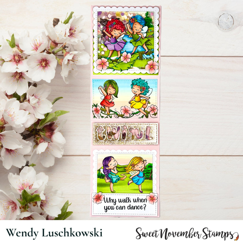 Clear Stamp Set - Fairwee Twirl