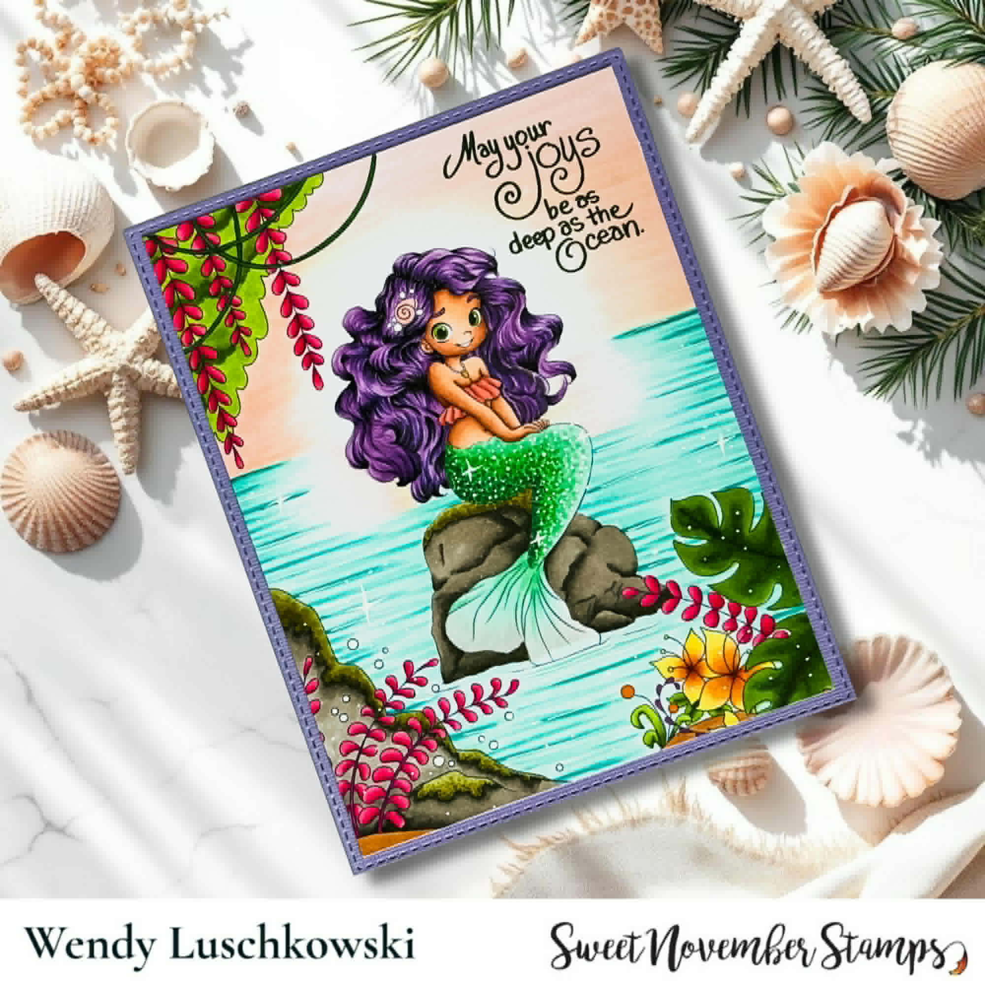 Digital Stamp - Tidewater Tails: Luchia
