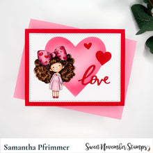 Load image into Gallery viewer, Digital Stamp - Hearts and Bows: Hallie Hearts
