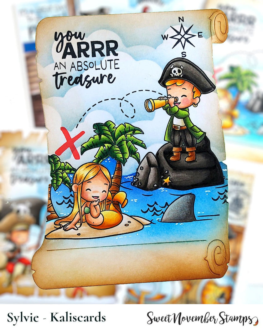 Clear Stamp Set - A Wee Bit of Piracy