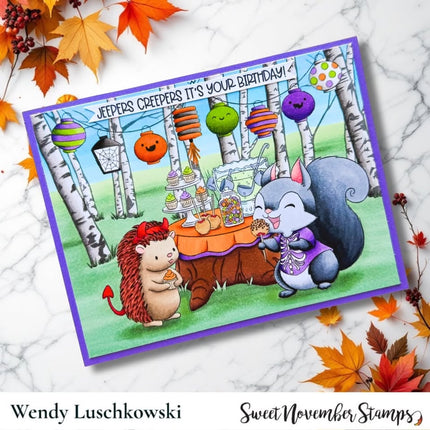 Digital Stamp - Halloween Party: Treat Table
