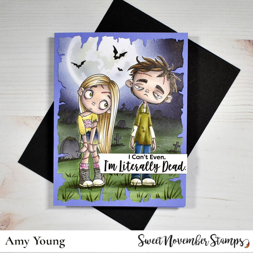 Digital Stamp - Xander the Zombie