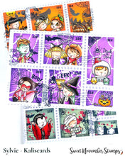 Load image into Gallery viewer, Clear Stamp Set - Halloween Postage Pals: Landscape
