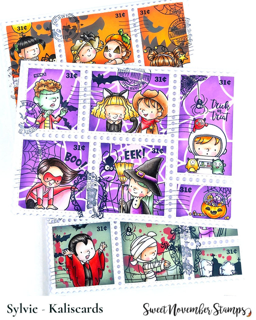 Clear Stamp Set - Halloween Postage Pals: Portrait