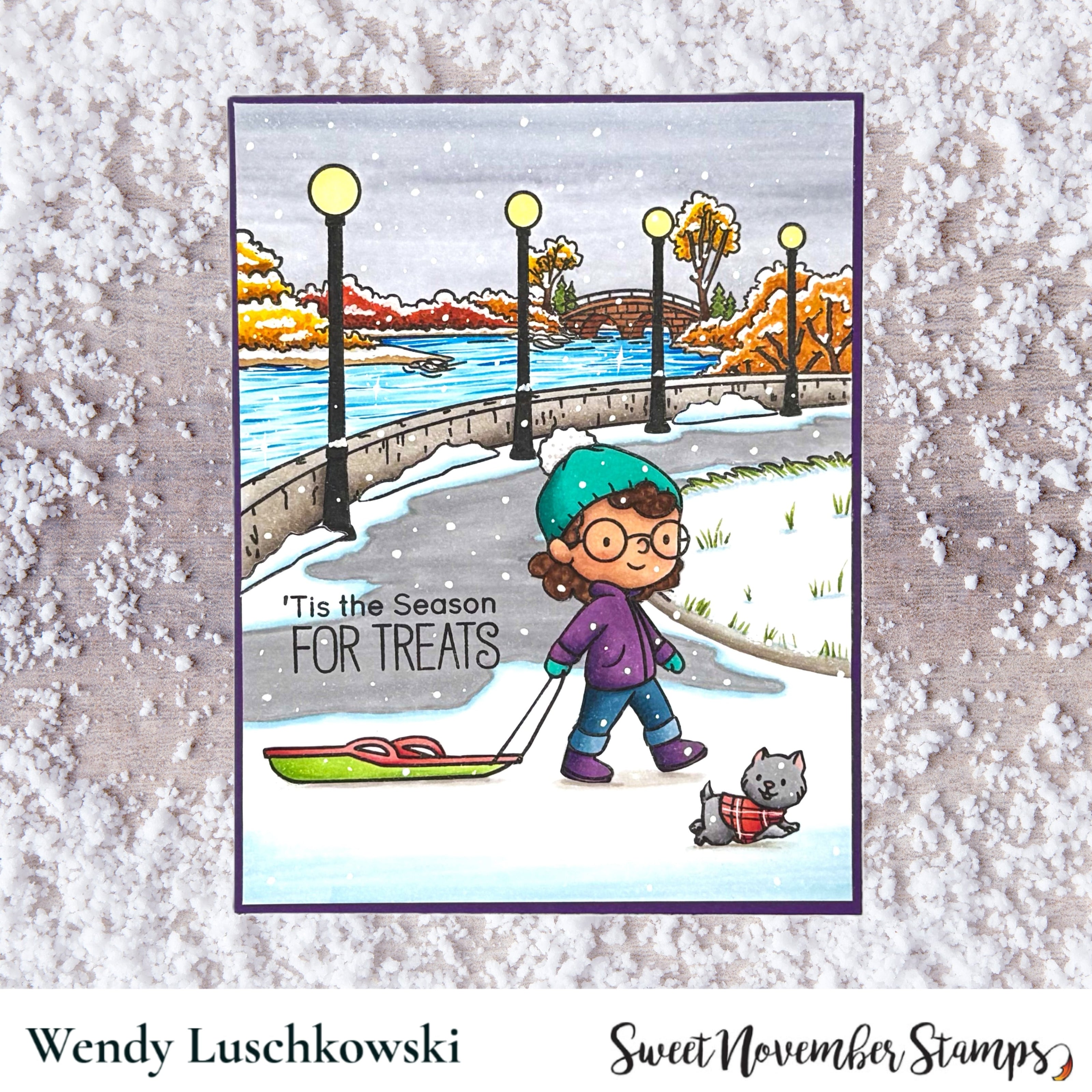 Clear Stamp Set - Downhill Dashers