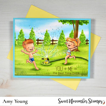 Digital Stamp - Wet and Wild Sprinkler Fun