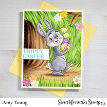 Load image into Gallery viewer, Digital Stamp - Prepping for Easter: Bunny with Eggs
