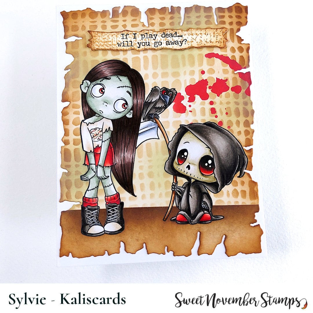 Clear Stamp Set - Zoe the Zombie