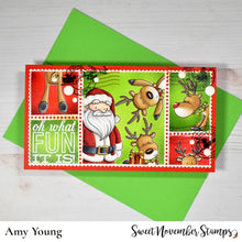 Load image into Gallery viewer, Clear Stamp Set - Postage Pals: Santa and Reindeer
