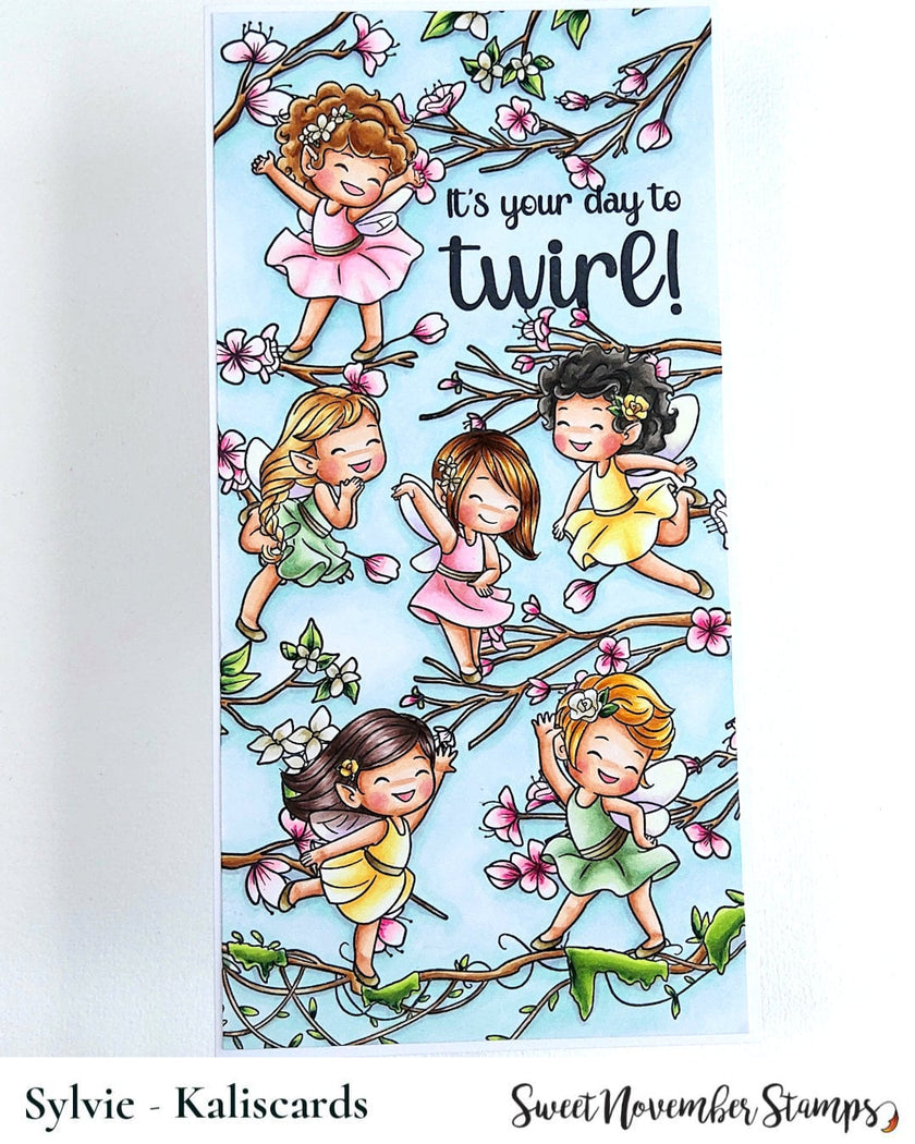 Clear Stamp Set - Fairwee Twirl