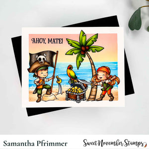 Clear Stamp Set - A Wee Bit of Piracy