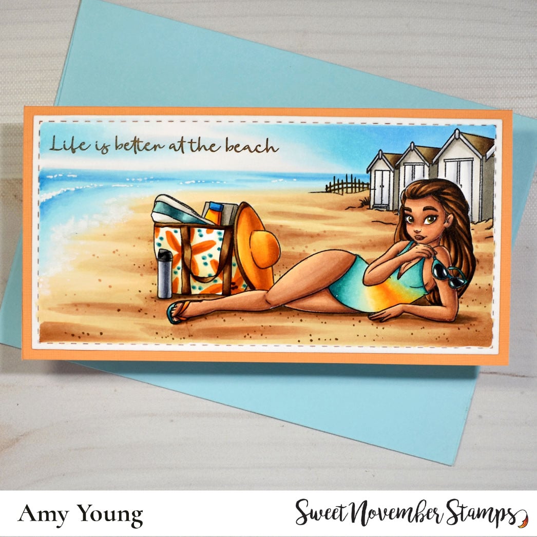 Clear Stamp Set - Background Builder: Coastal Getaway