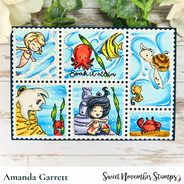 Clear Stamp Set - Merwee Party