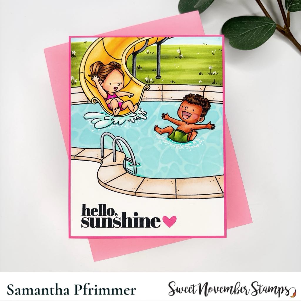 Clear Stamp Set - Water Park Party