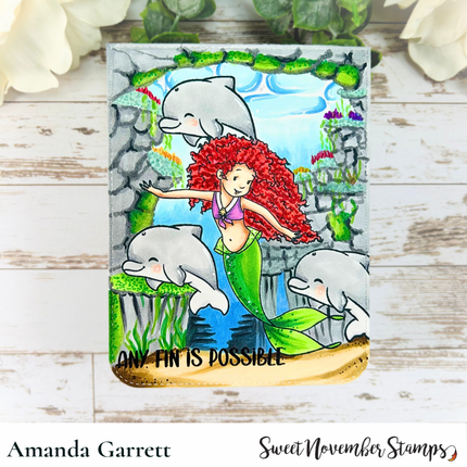 Clear Stamp Set - Any Fin is Possible