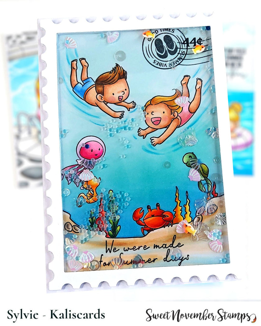 Clear Stamp Set - Water Park Party