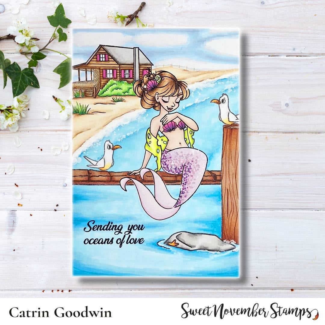 Clear Stamp Set - Lovely Mermees