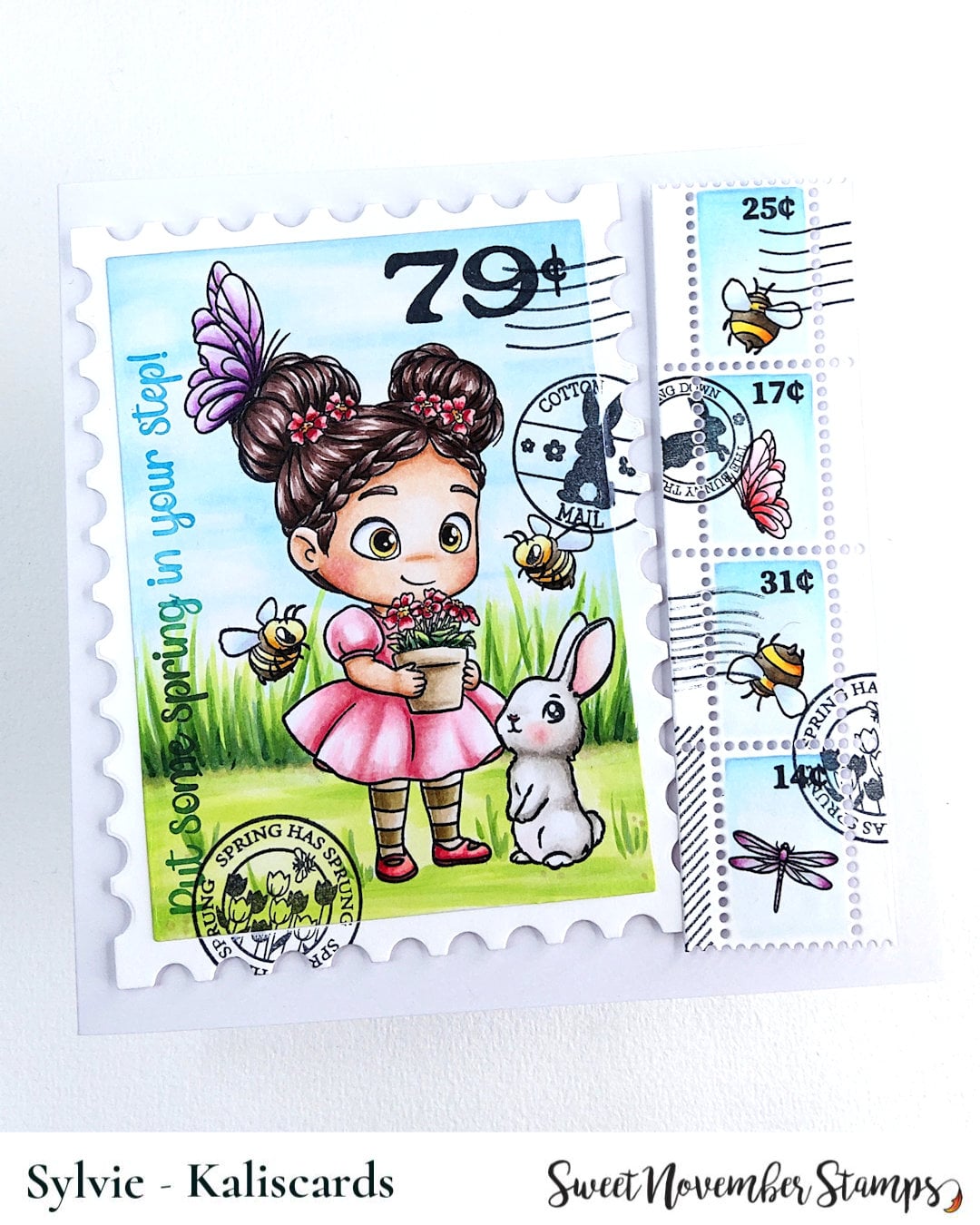 Clear Stamp Set - Flutterbee Beatrice