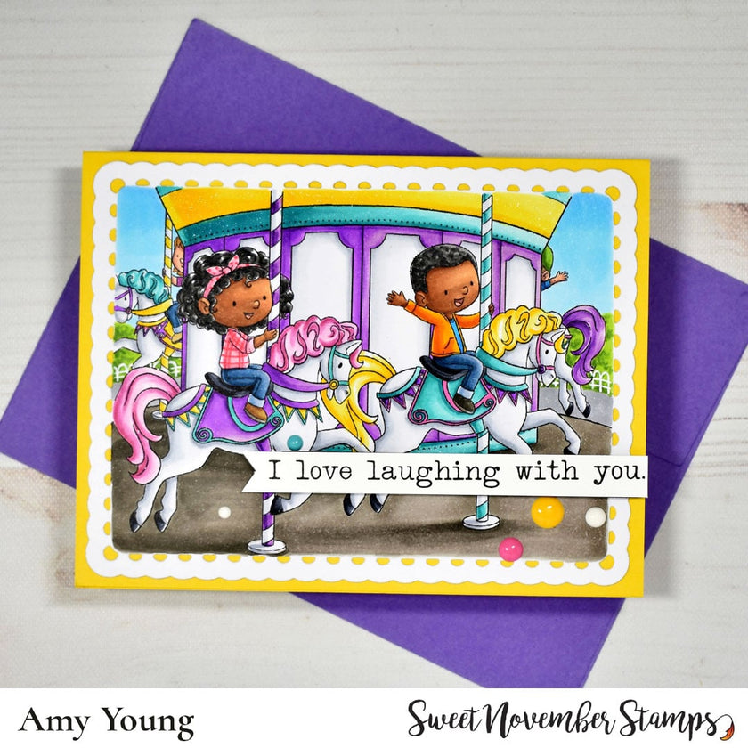 Digital Stamp - Fair Fun: Carousel