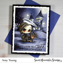 Load image into Gallery viewer, Clear Stamp Set - Lil Grimmy Scary and Sweet
