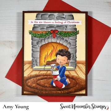Digital Stamp - The Stockings Were Hung: James