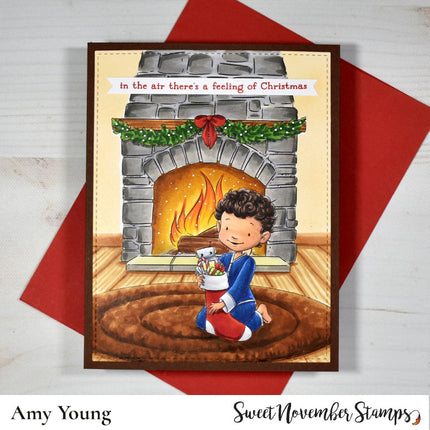 Digital Stamp - The Stockings Were Hung: James