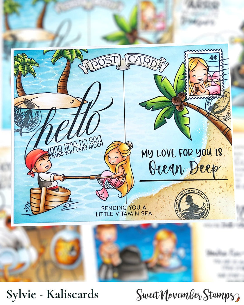 Clear Stamp Set - Background Builder: Yo Ho Ho