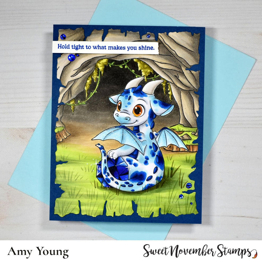 Clear Stamp Set - September Sapphire Dragon