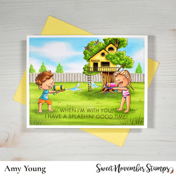Digital Stamp - Wet and Wild Squirt Guns