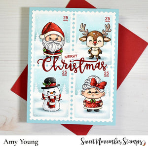 Clear Stamp Set - Christmas Minis