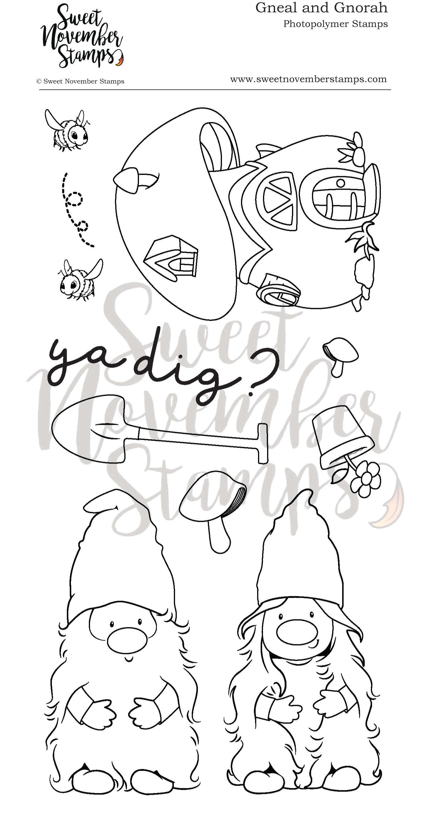 Clear Stamp Set - Gneal and Gnorah