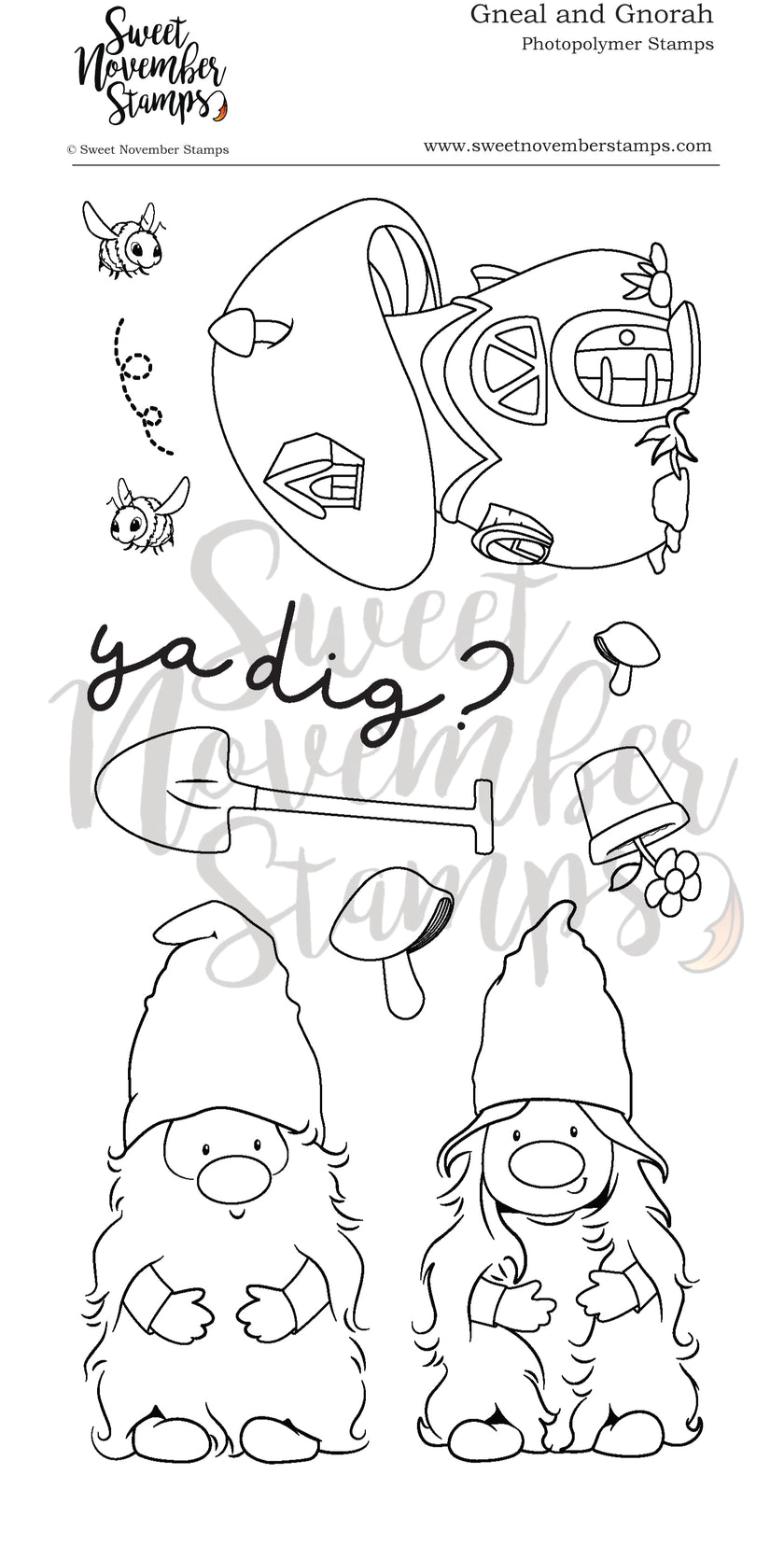 Clear Stamp Set - Gneal and Gnorah