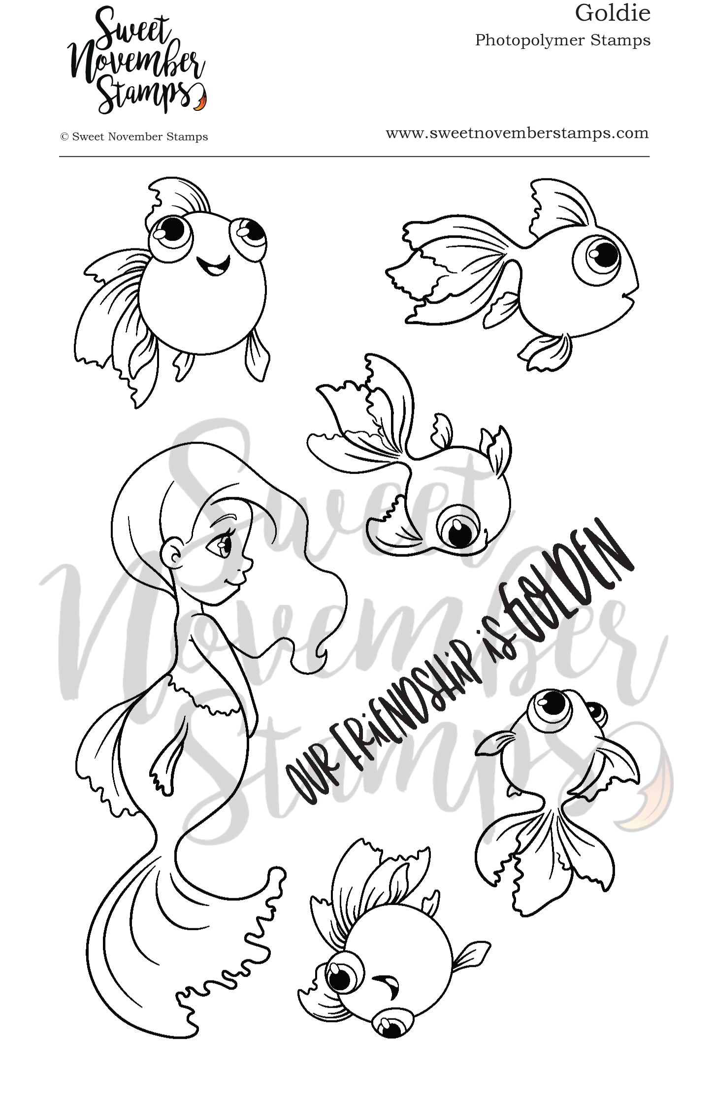 Clear Stamp Set - Goldie