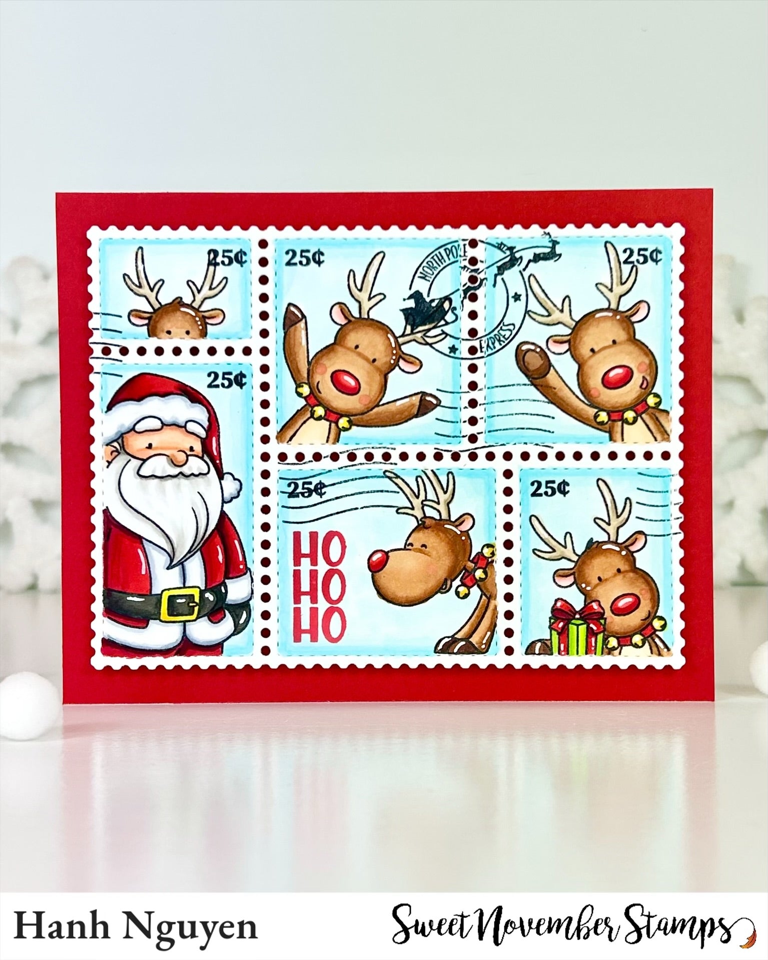 Clear Stamp Set - Postage Pals: Santa and Reindeer